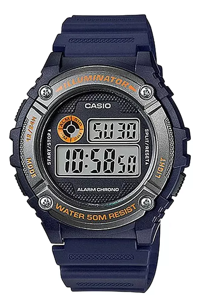 Reloj Casio Digital Malla Resina Deportivo